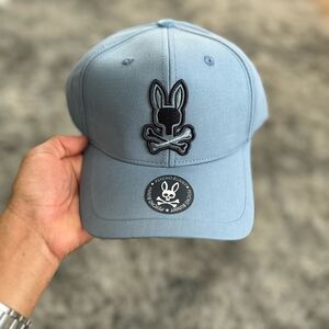 🐰 Psycho Bunny Sky Blue Baseball Cap UNISEX